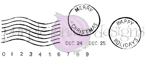 Vintage Christmas & Holiday Postmark Set (2 postmarks)